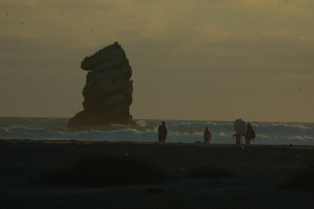 Morro Rock at sunset